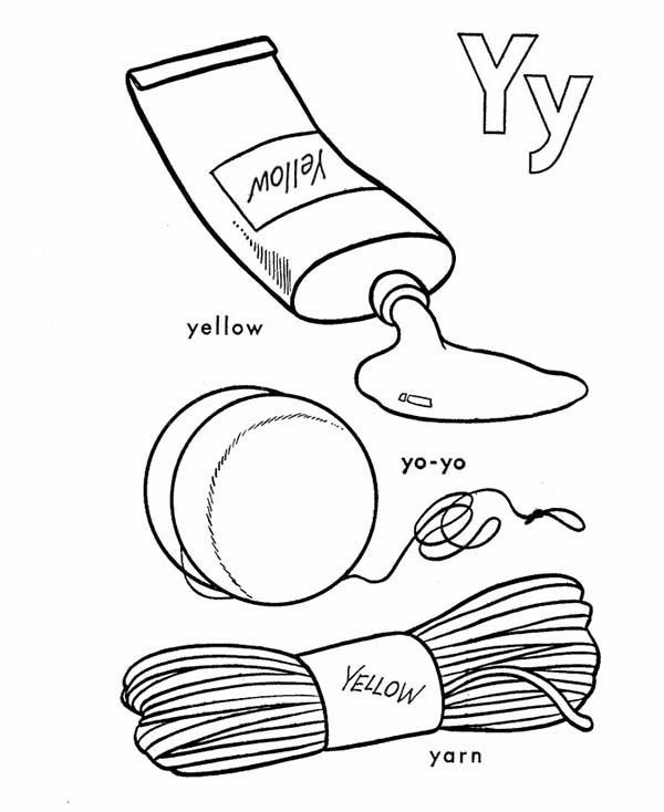 Letter Y Coloring Pages
 The Letter Y Coloring Sheets