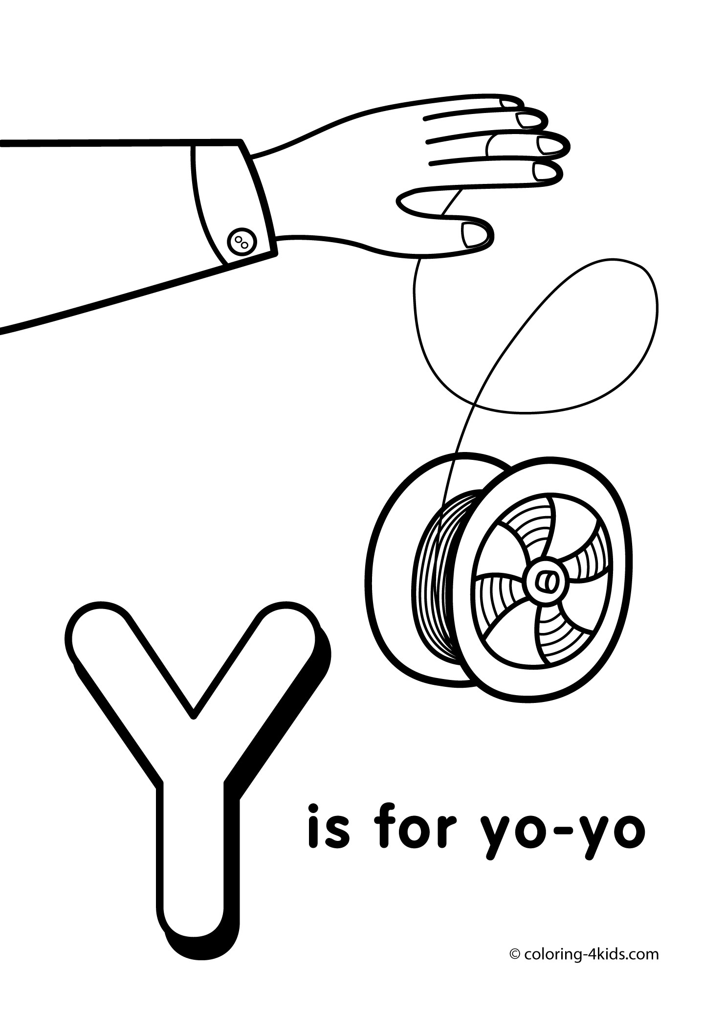 Letter Y Coloring Pages
 The Letter Y Coloring Pages Coloring Home