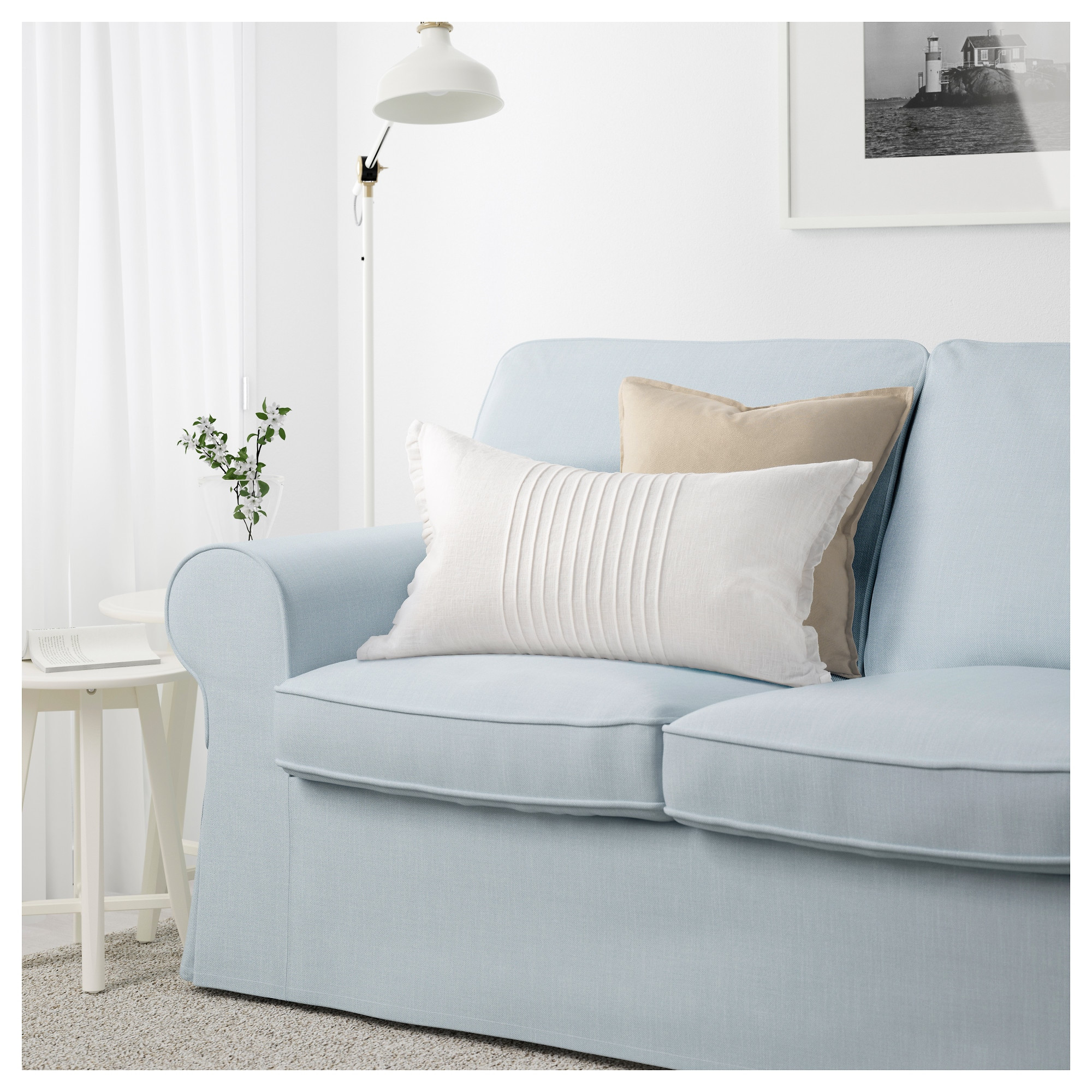 Best ideas about Light Blue Sofa
. Save or Pin EKTORP Three seat sofa Nordvalla light blue IKEA Now.