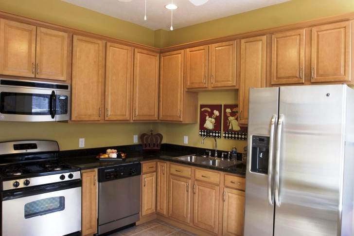 Best ideas about Light Brown Kitchen Cabinets
. Save or Pin Light Brown Wooden Kitchen Cabinet bined With Stove And Now.