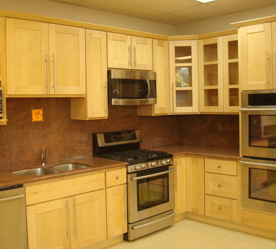 Best ideas about Light Brown Kitchen Cabinets
. Save or Pin Light Brown Wooden Maple Kitchen Cabinets With Ling Light Now.