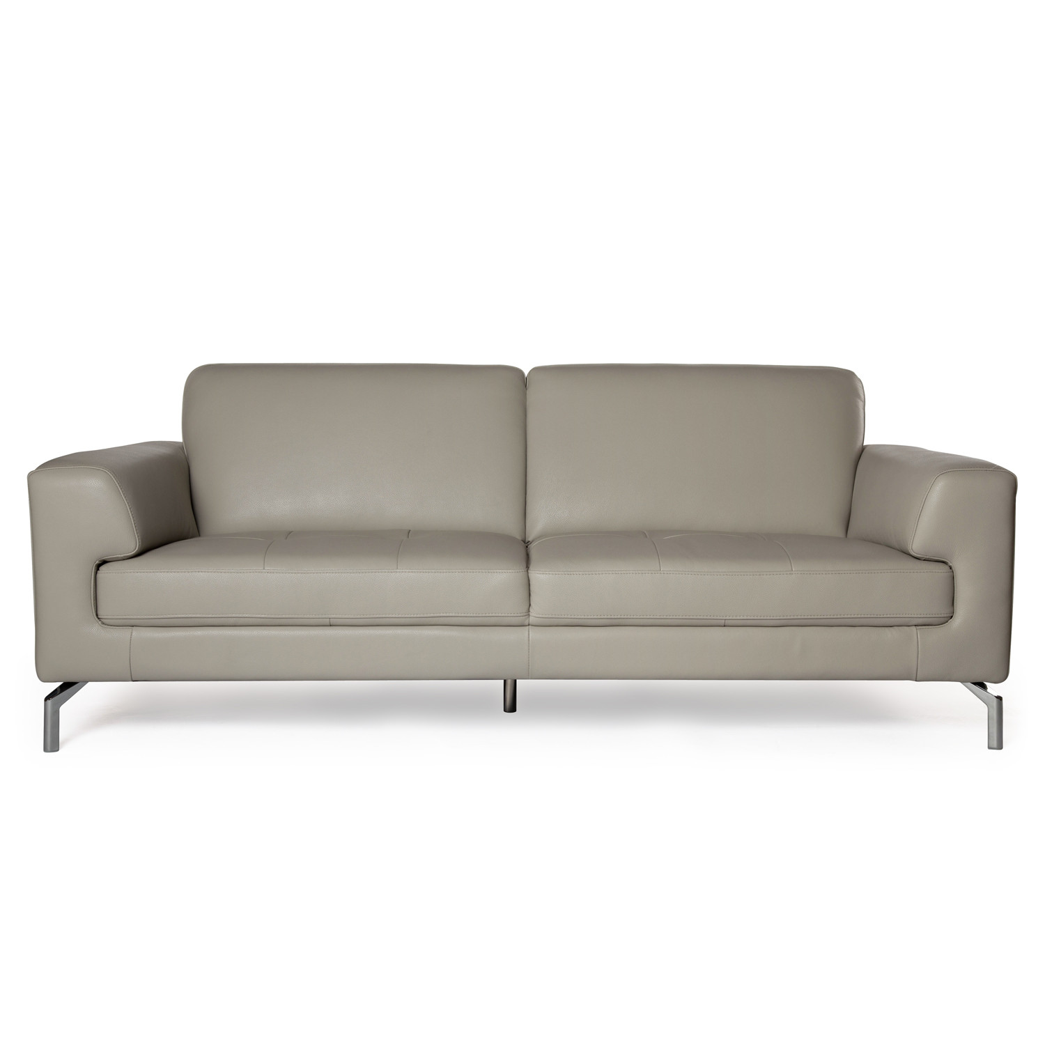 Best ideas about Light Gray Sofa
. Save or Pin Light Grey Leather Sofa Valencia 3 Seater Taupe Grey H8587 Now.