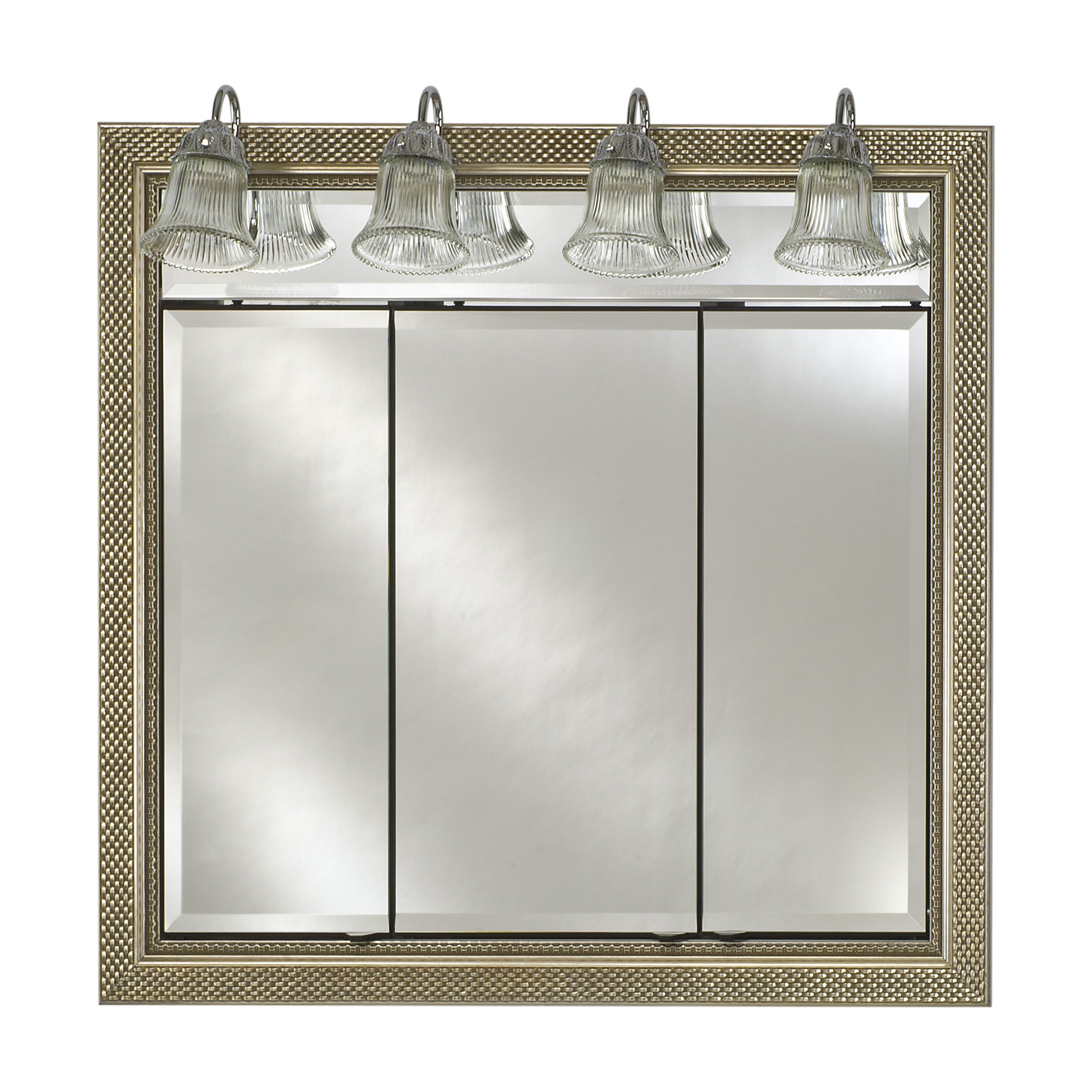 Best ideas about Lighted Medicine Cabinet
. Save or Pin Afina Signature Traditional Lighted Triple Door 44W x 34H Now.