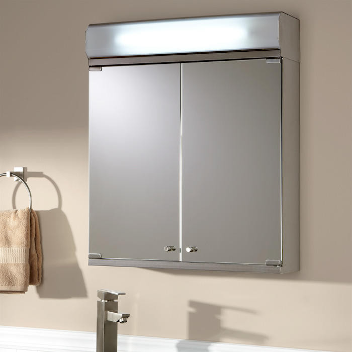 Best ideas about Lighted Medicine Cabinet
. Save or Pin Brilliant Aluminum Medicine Cabinet with Lighted Mirror Now.