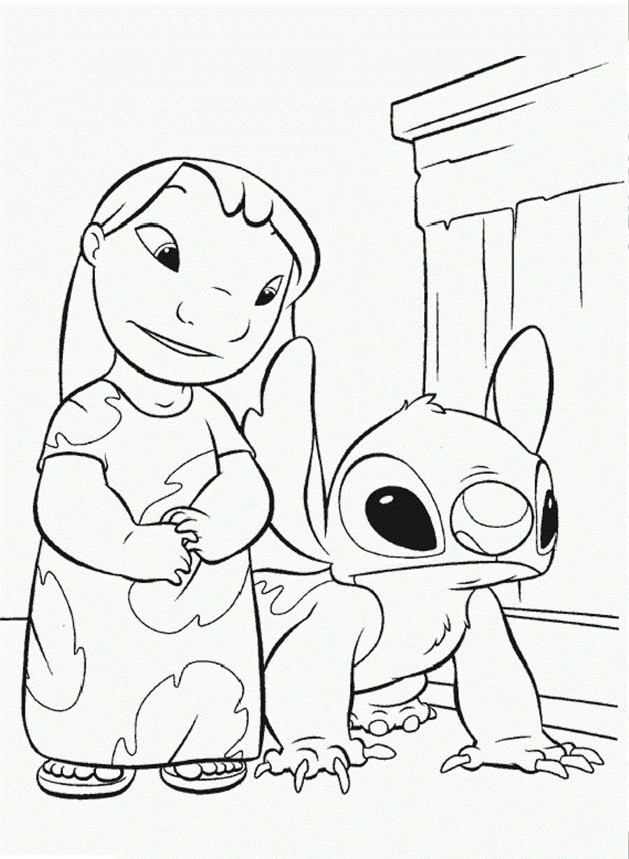 Lilo And Stitch Coloring Book
 Free Printable Lilo and Stitch Coloring Pages For Kids