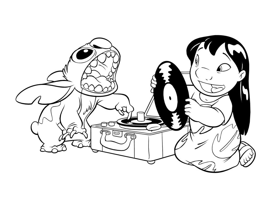 Lilo And Stitch Coloring Book
 Free Printable Lilo and Stitch Coloring Pages For Kids