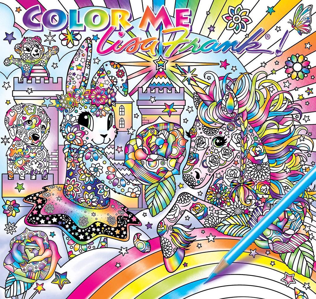 Lisa Frank Coloring Books For Adults
 Lisa Frank Adult Coloring Book