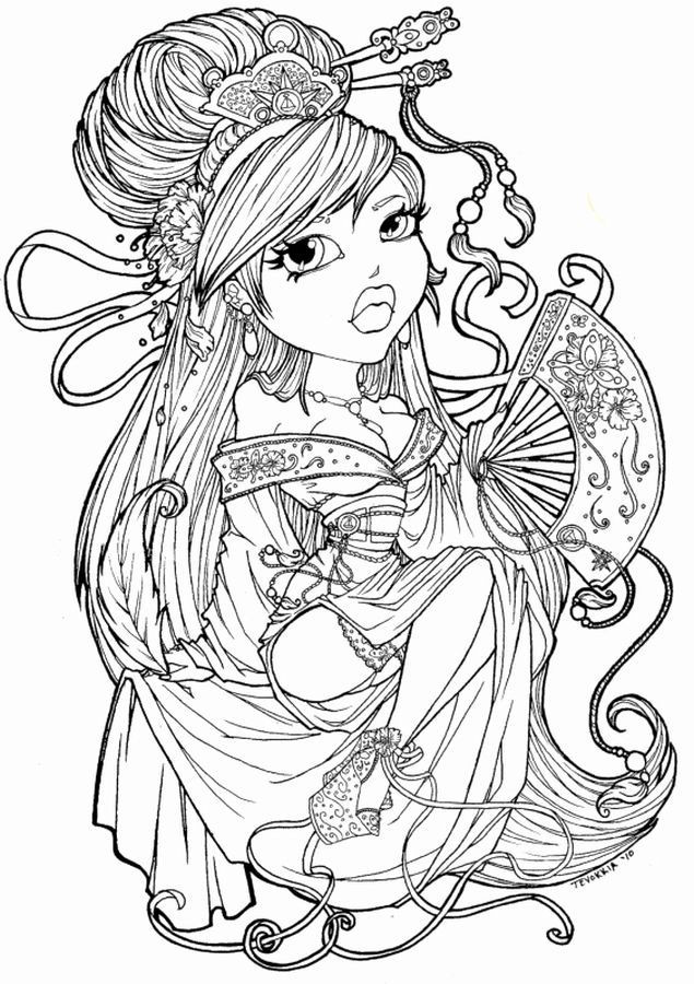 Lisa Frank Mermaid Coloring Pages
 Advanced coloring pages of Lisa Frank free to print for
