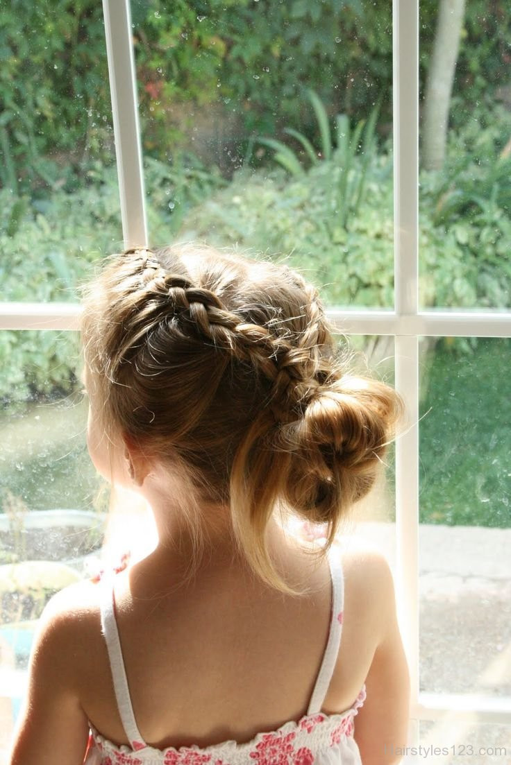 Little Girl Bun Hairstyles
 French Braid Hairstyles