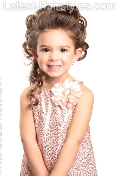 Best ideas about Little Girl Formal Hairstyles
. Save or Pin Updo Hairstyle with Curls for Little Girls Now.