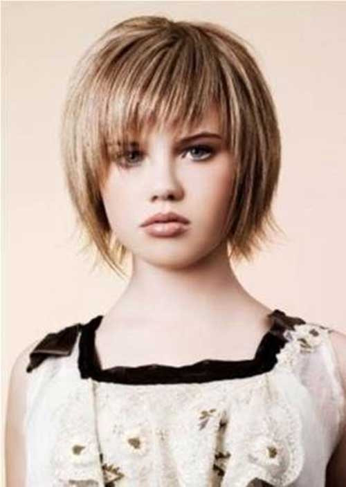 Best ideas about Little Girl Haircuts Fine Hair
. Save or Pin 15 Short Layered Haircuts for Round Faces Now.