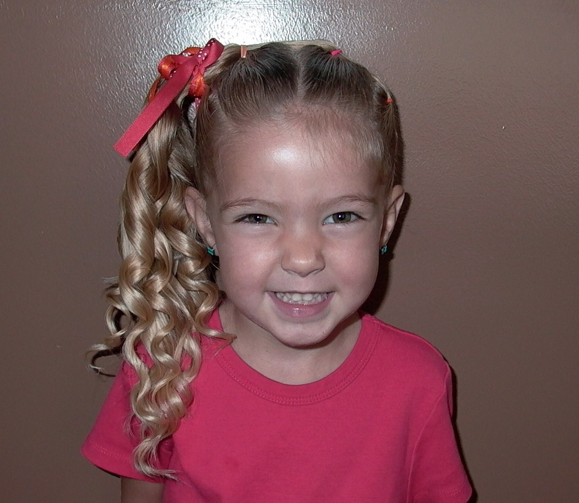 Little Girl Ponytail Hairstyles
 Little Girl s Hairstyles How to do hair for School Pics