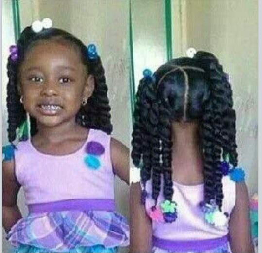 Little Girl Ponytail Hairstyles
 Little girls ponytails Hairstyle for black women