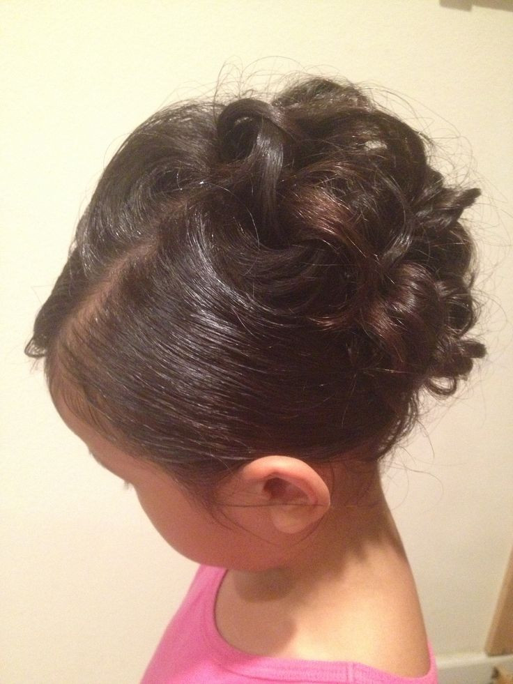 Little Girl Updo Hairstyles
 1000 images about U is for Up do on Pinterest