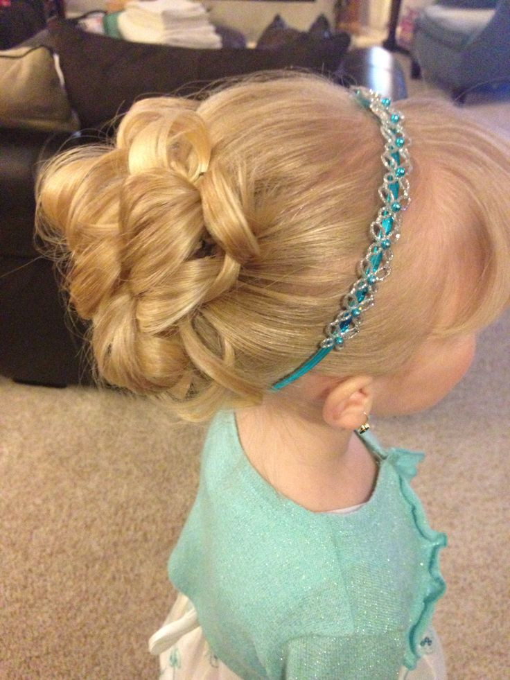 Little Girl Updo Hairstyles
 17 Best images about Child Updos on Pinterest