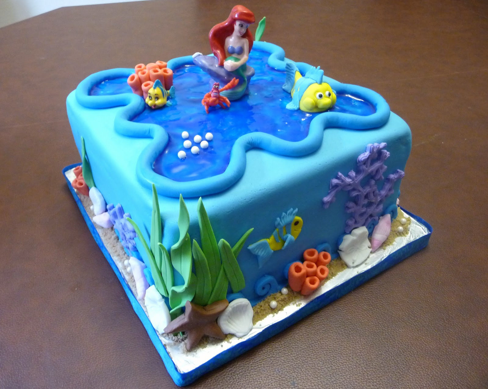 Little Mermaid Birthday Cake
 Pure Delights Baking Co The Little Mermaid