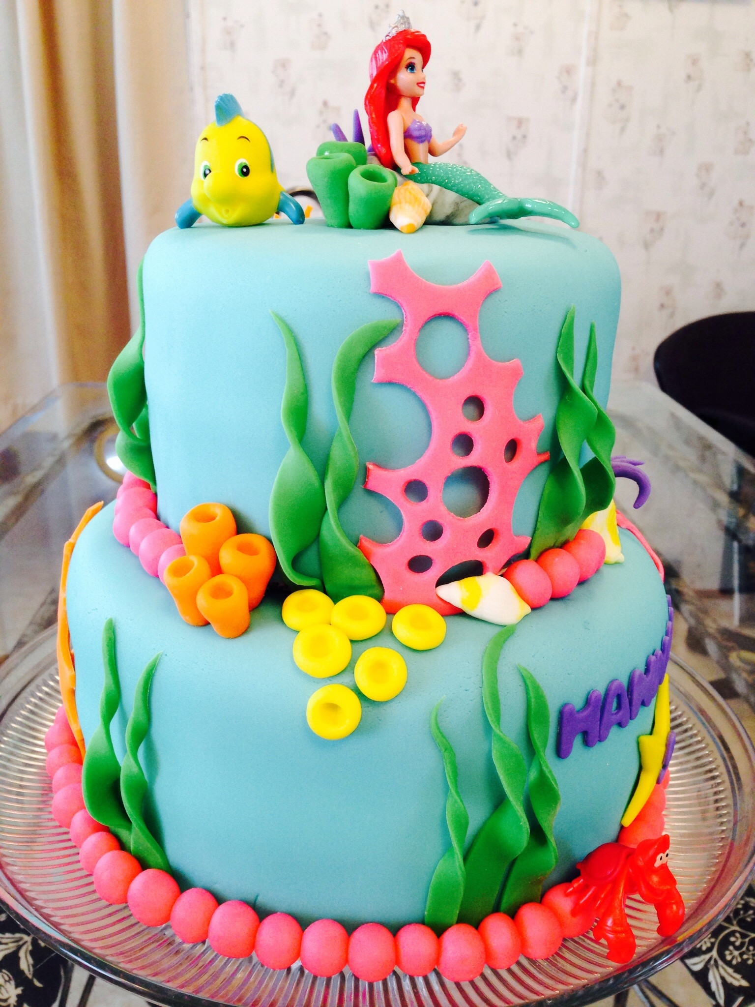 Little Mermaid Birthday Cake
 Little Mermaid Cake CakeCentral