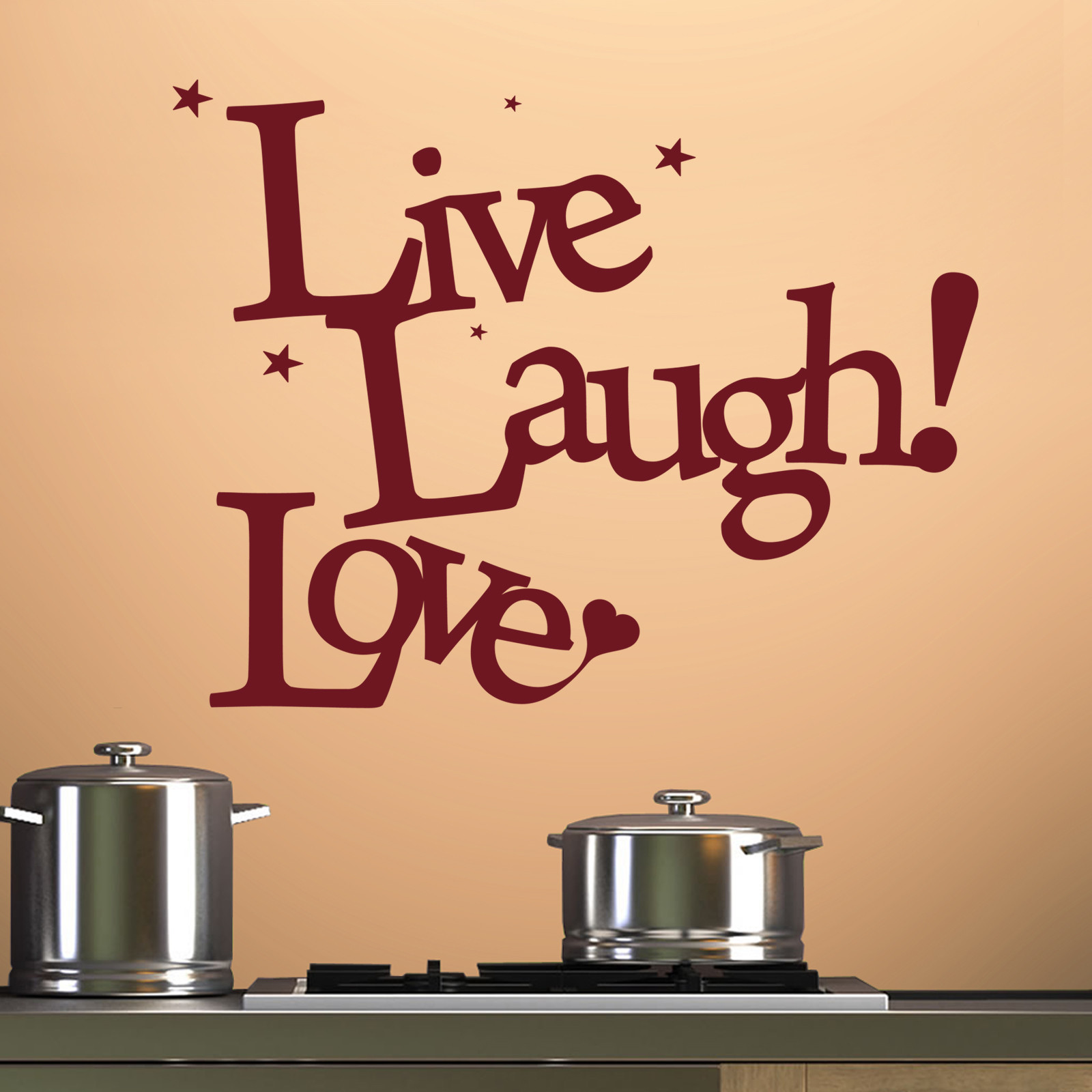 Best ideas about Live Laugh Love Kitchen Decor
. Save or Pin Live Laugh Love v3 Wall Stickers & Decals Now.