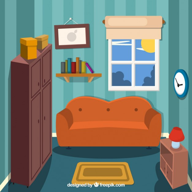 Best ideas about Living Room Cartoon
. Save or Pin Small living room Vector Now.