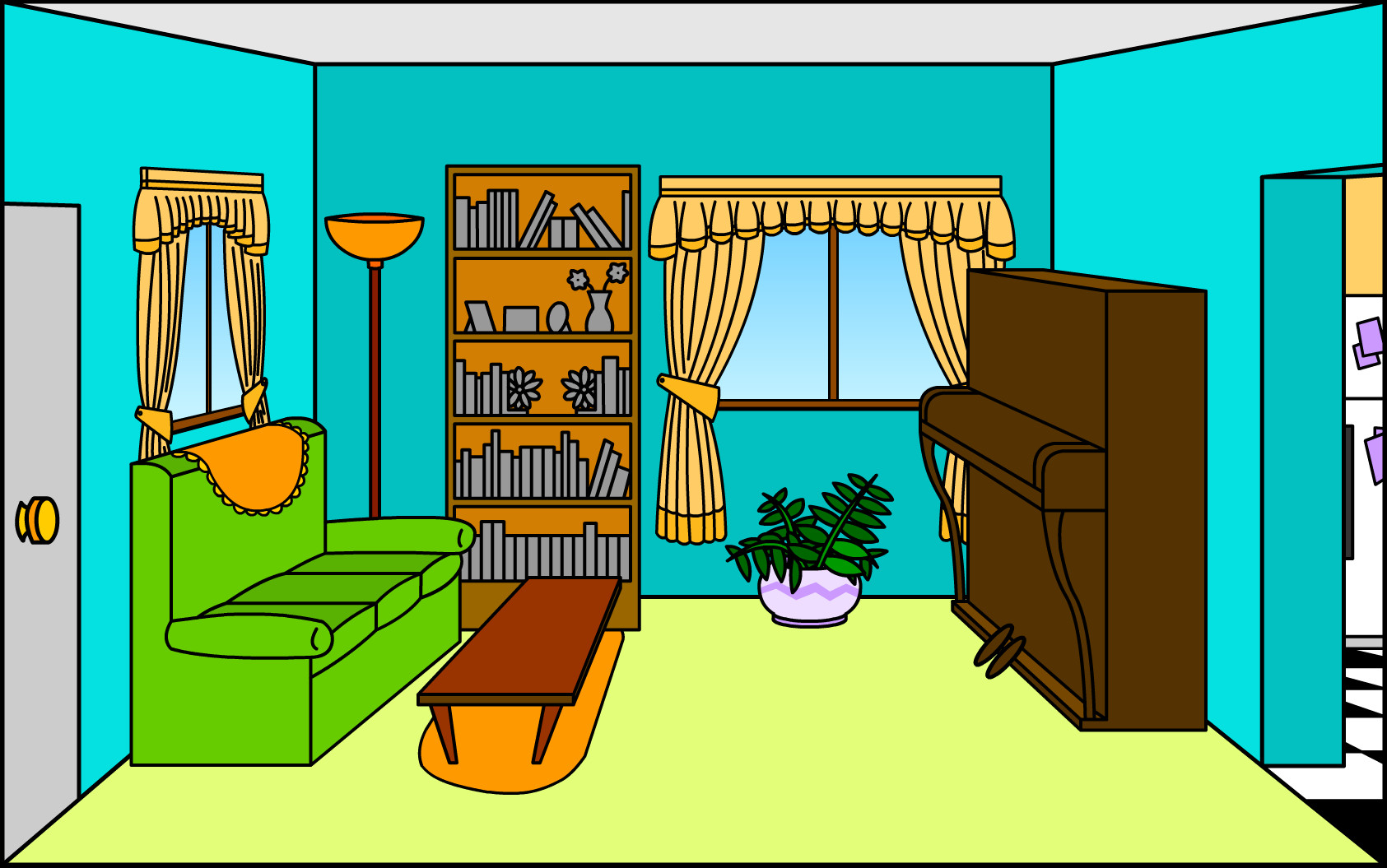 Best ideas about Living Room Cartoon
. Save or Pin Cartoon TV Room Now.