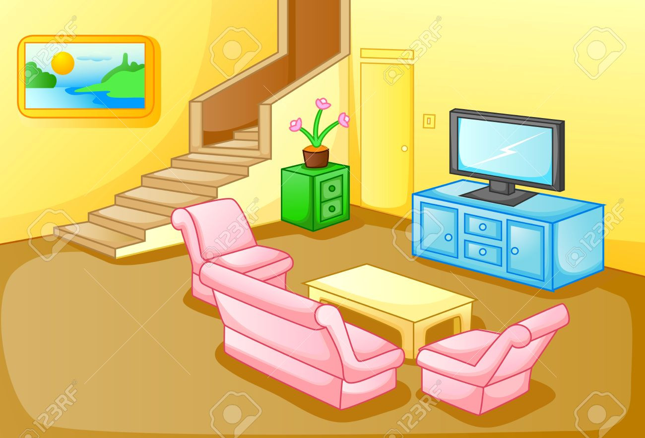 Best ideas about Living Room Cartoon
. Save or Pin Living Room clipart house interior Pencil and in color Now.