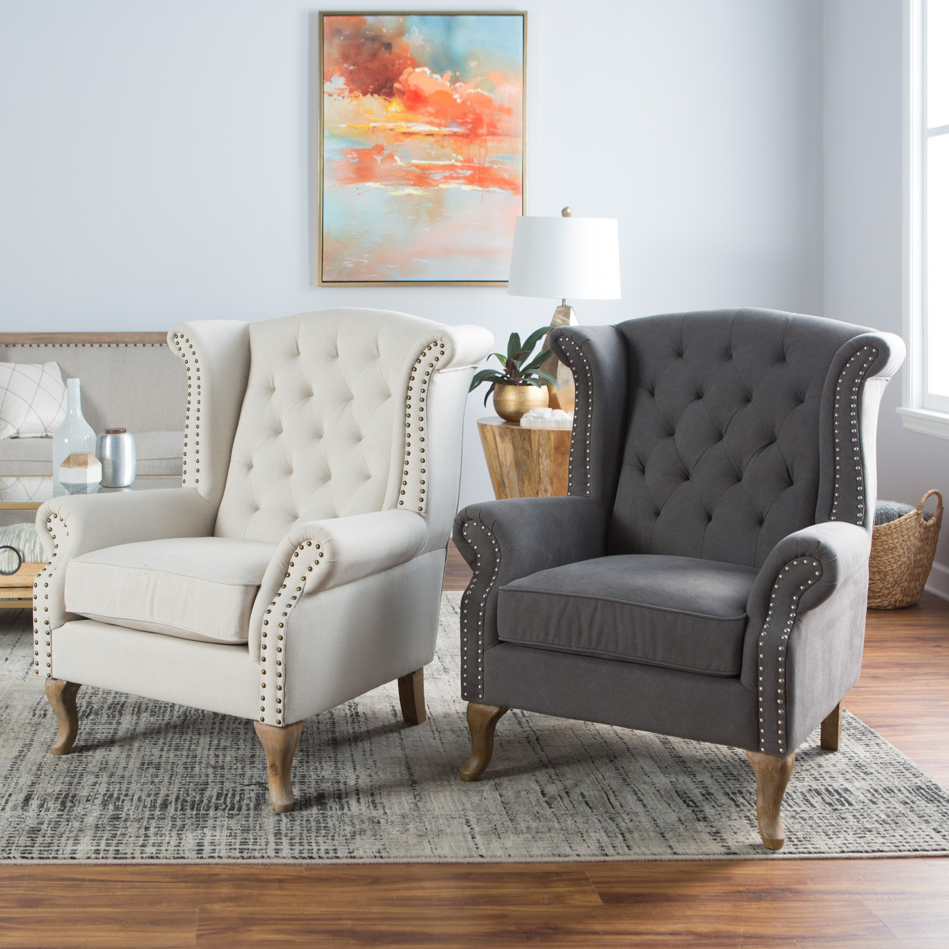 Best ideas about Living Room Chairs
. Save or Pin Belham Living Tatum Tufted Arm Chair with Nailheads Now.