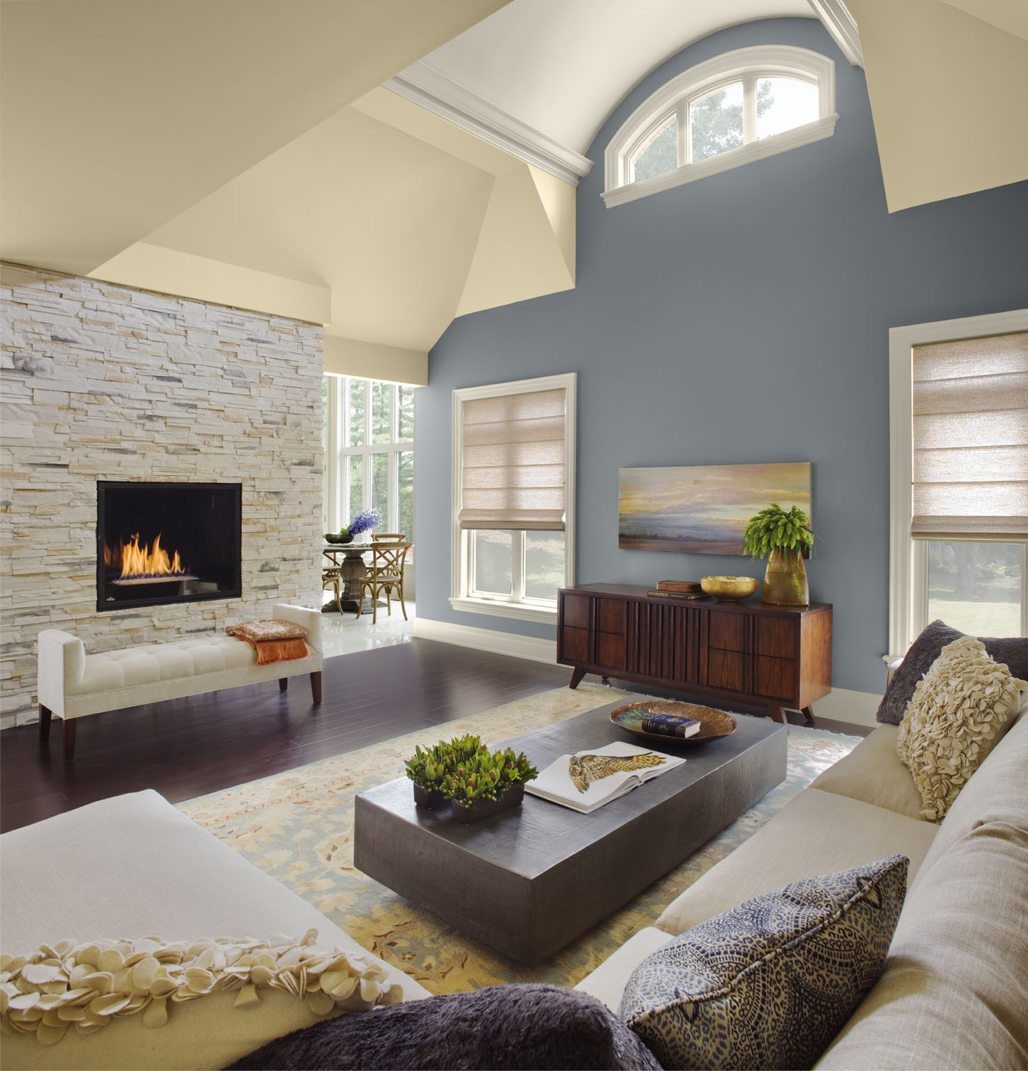 Best ideas about Living Room Colors . Save or Pin Vaulted Living Room Ideas Now.