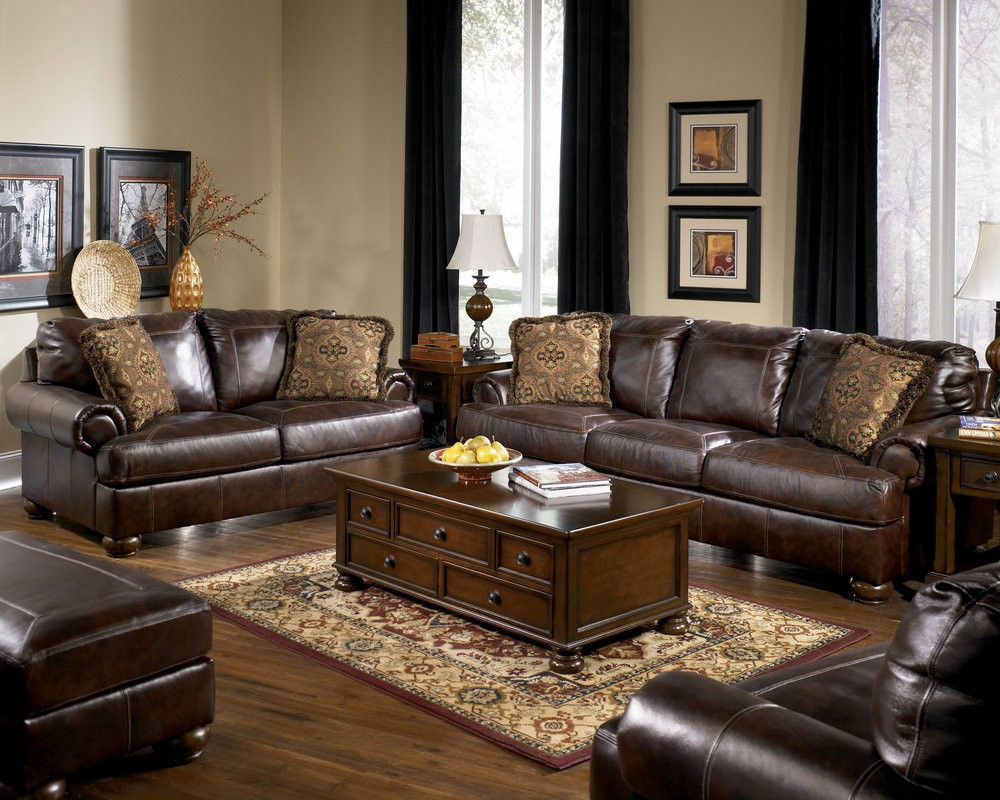 Best ideas about Living Room Couch
. Save or Pin Buy Axiom Walnut Living Room Set by Signature Design from Now.
