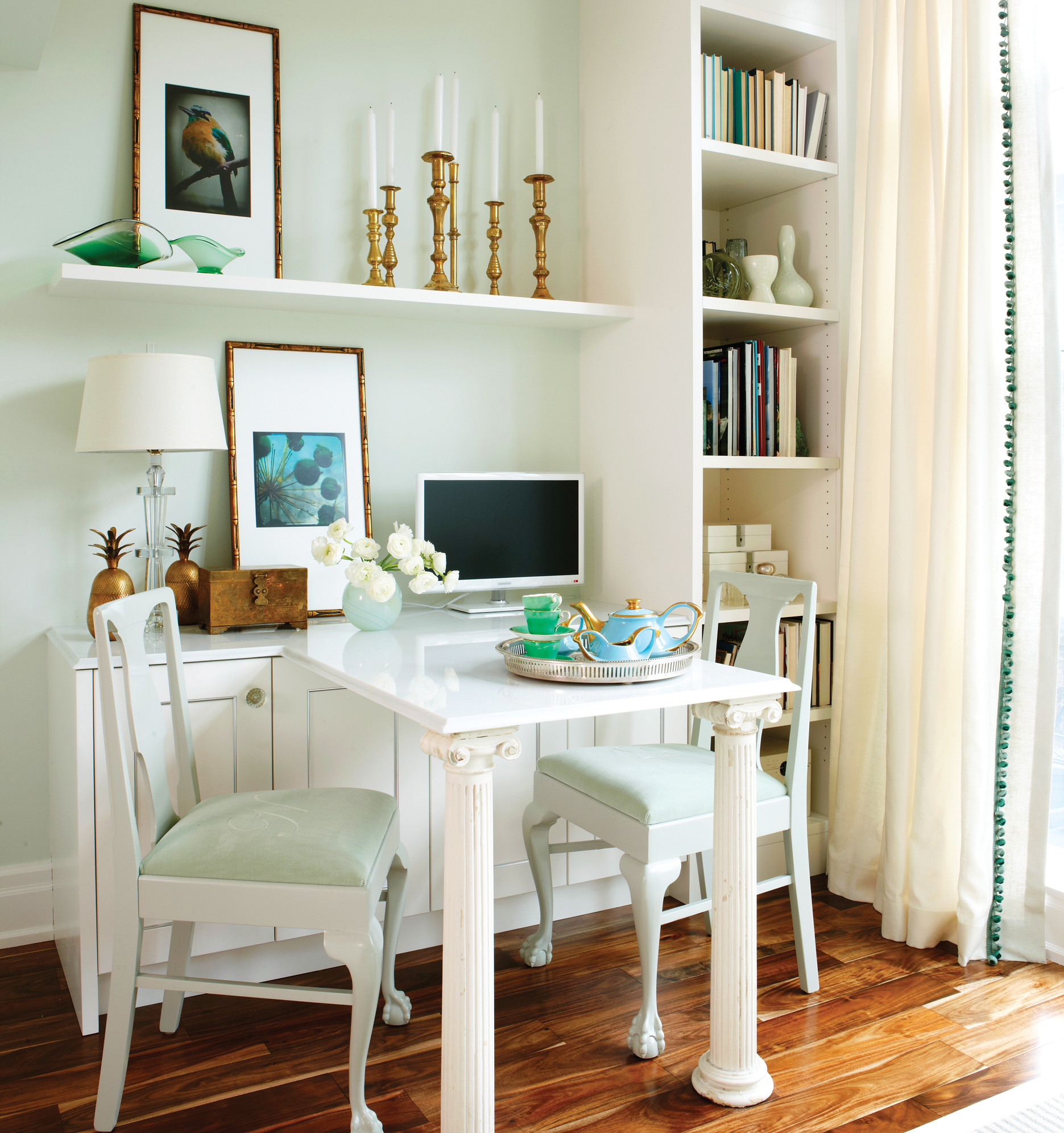 Best ideas about Living Room Office
. Save or Pin Sarah Richardson s design tips on creating an office area Now.