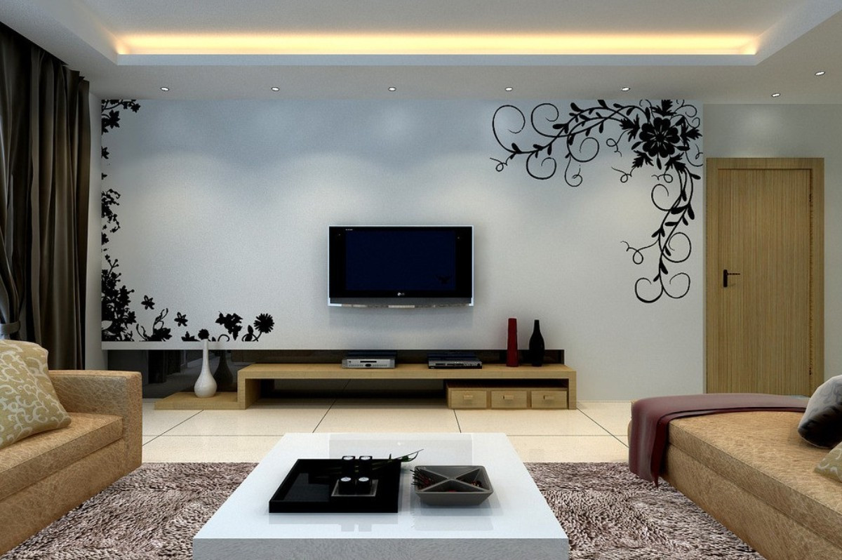 Best ideas about Living Room Tv
. Save or Pin TV Wall Decoration for Living Room Now.