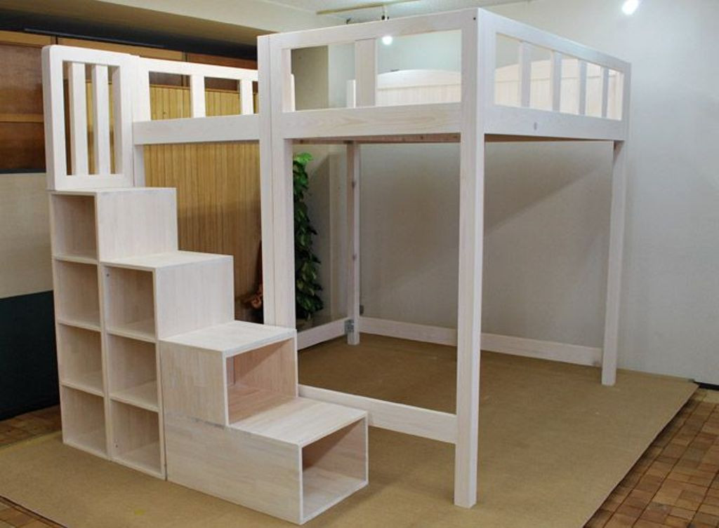 Best ideas about Loft Bunk Bed With Stairs
. Save or Pin Adult Loft Bed With Stairs Now.