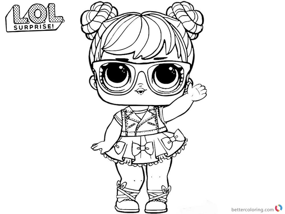 Lol Coloring Sheets For Girls
 LOL Coloring Pages Big eyes doll Free Printable Coloring