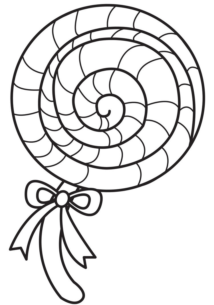 Lollipop Coloring Pages
 Lolly Pop Lady Free Colouring Pages