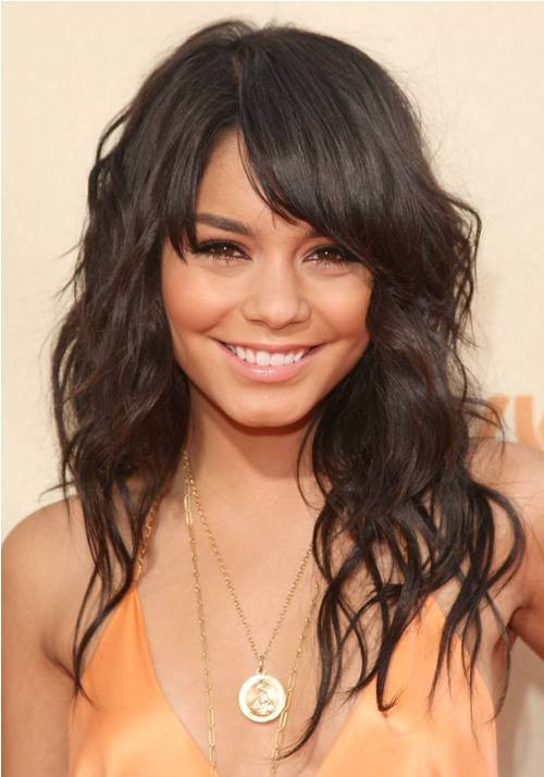 Long Curly Hairstyles With Bangs
 long haircuts with bangs and layers