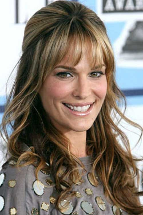 Long Curly Hairstyles With Bangs
 30 Hairstyles for Curly Hair with Bangs