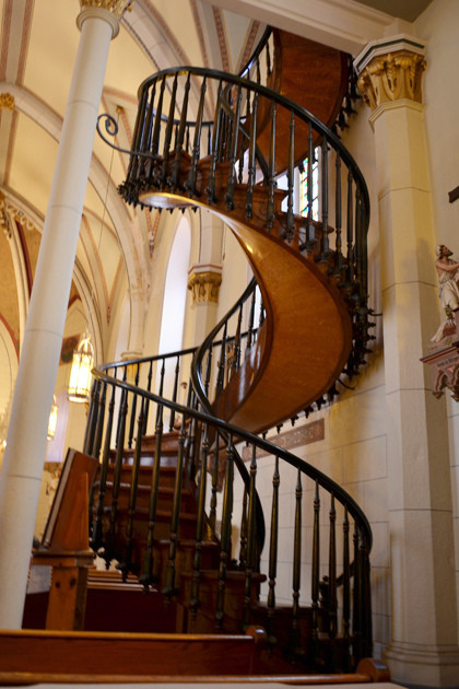 Best ideas about Loretto Chapel Staircase
. Save or Pin The Miraculous Staircase Petticoats & Pistols Now.