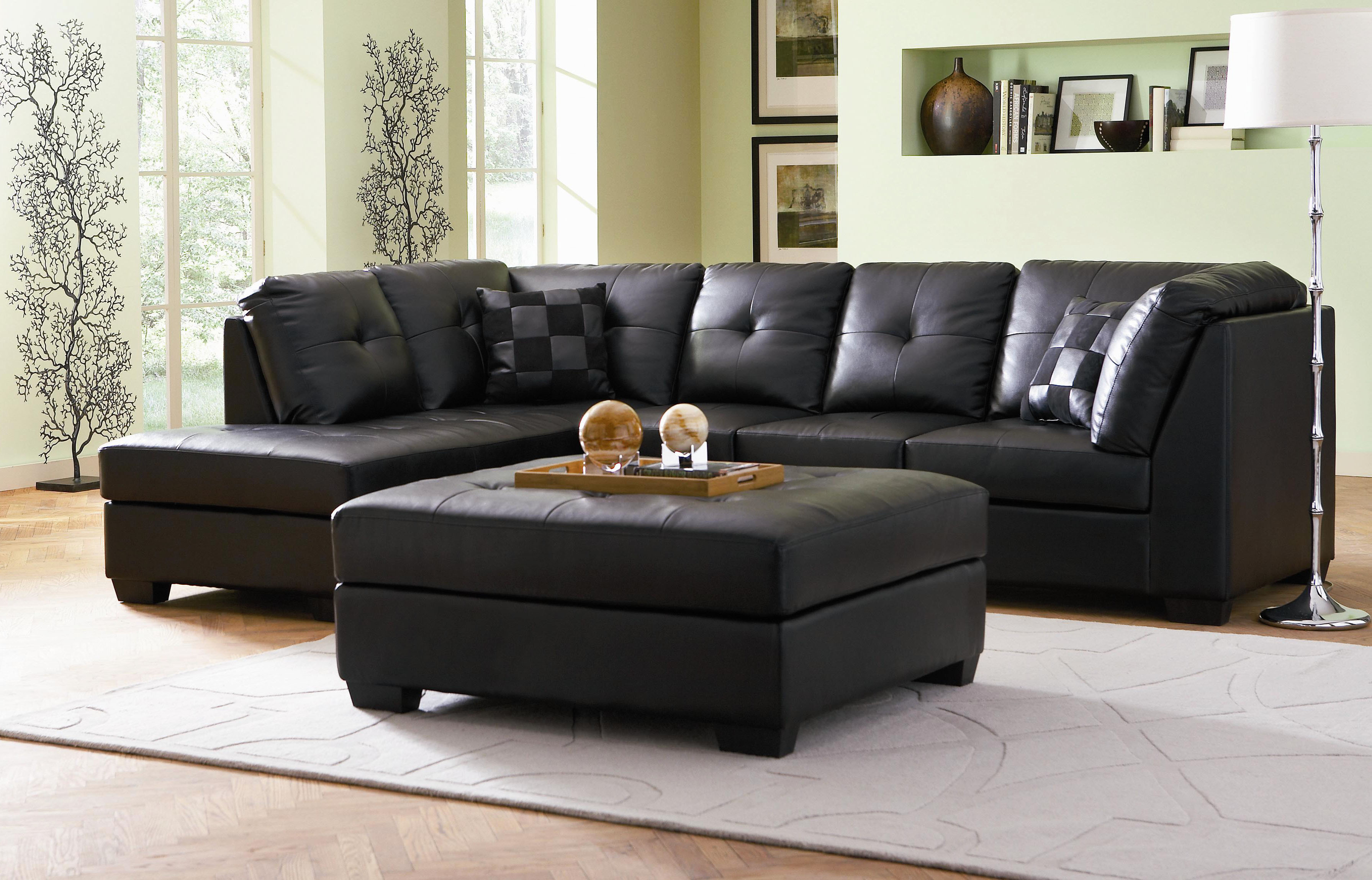 Best ideas about Lounge Sofa Sectional
. Save or Pin Black Leather Small Sectional With Chaise Lounge Brown Now.