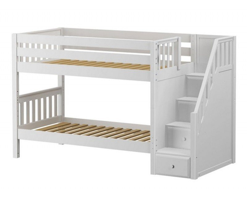 Best ideas about Low Loft Bed With Staircase
. Save or Pin Low Bunk Beds With Stairs Foter Now.