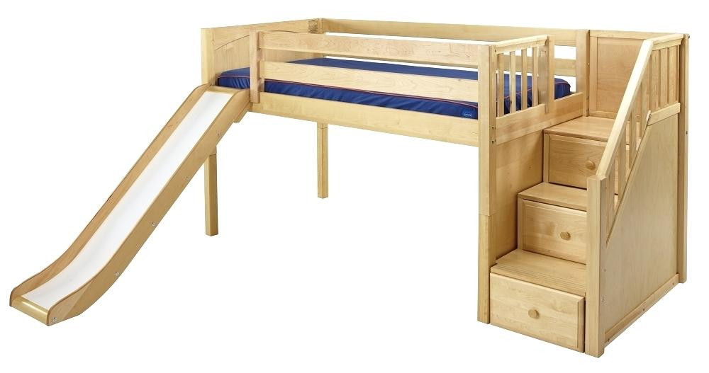 Best ideas about Low Loft Bed With Staircase
. Save or Pin Low Loft Bed With Staircase Queen Bunk Single Beds Stairs Now.