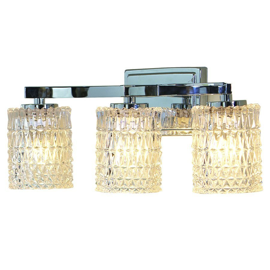 Best ideas about Lowes Bathroom Lighting
. Save or Pin allen roth 3 Light Flynn Polished Chrome Standard Now.