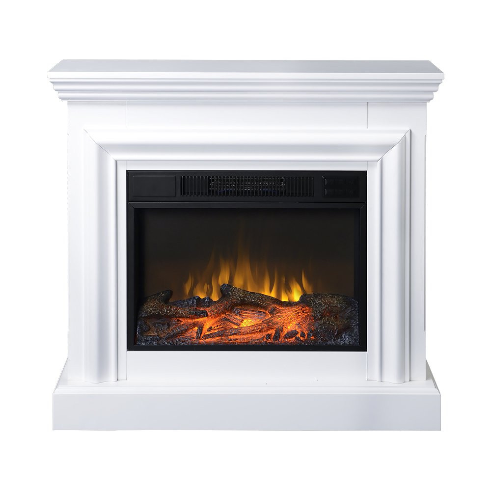 Best ideas about Lowes Electric Fireplace
. Save or Pin Homestar Flamelux Thames 38 in Electric Fireplace Mantel Now.