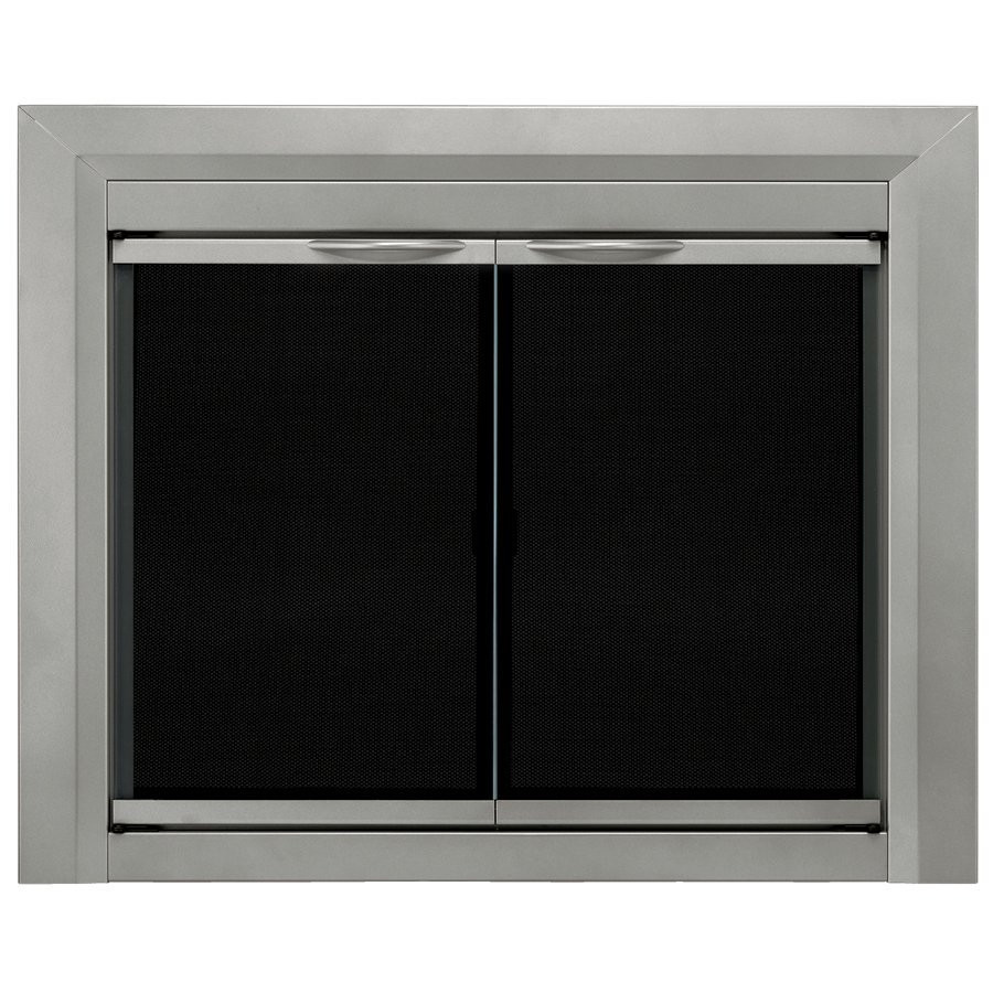 Best ideas about Lowes Fireplace Doors
. Save or Pin Pleasant Hearth Colby Medium Fireplace Doors Now.