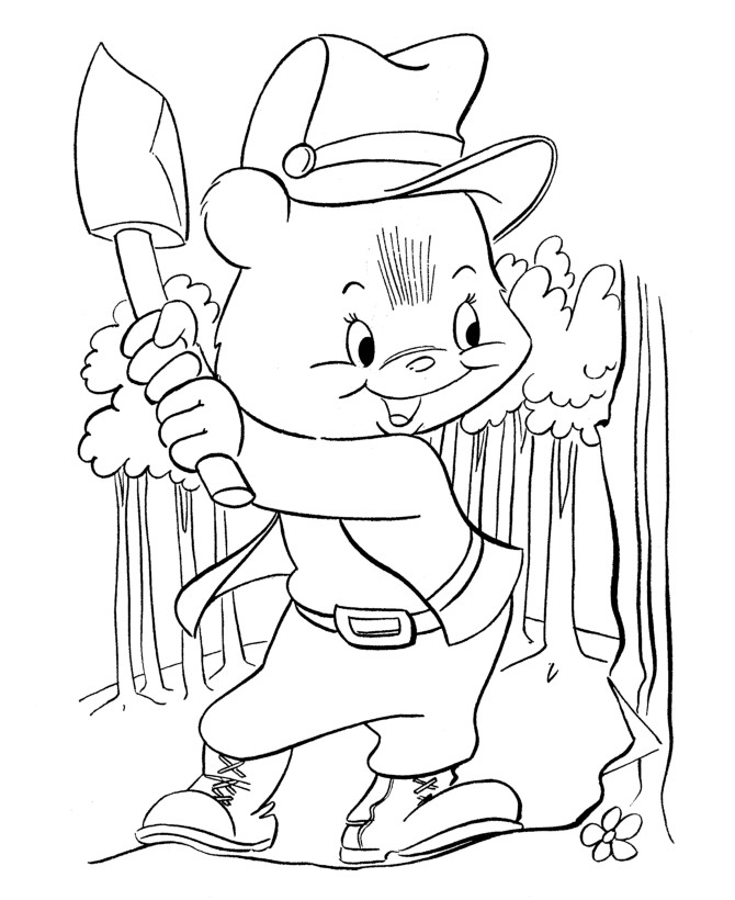 Lumberjack Coloring Pages
 Teddy Bear Coloring Pages Free Printable Coloring Home