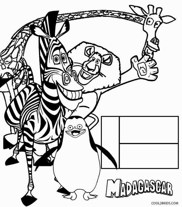 Madagascar Coloring Pages
 Printable Madagascar Coloring Pages For Kids