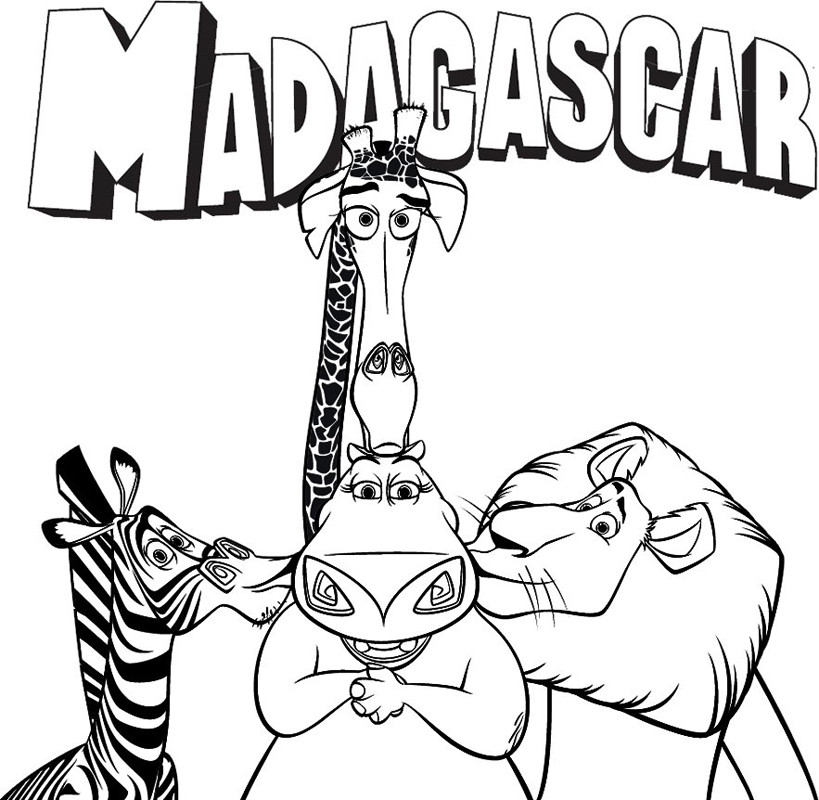 Madagascar Coloring Pages
 Madagascar Coloring Page AZ Coloring Pages