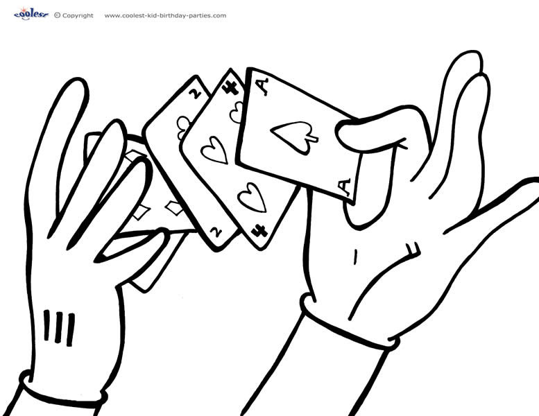 Magic Coloring Pages
 Magicans Free Colouring Pages