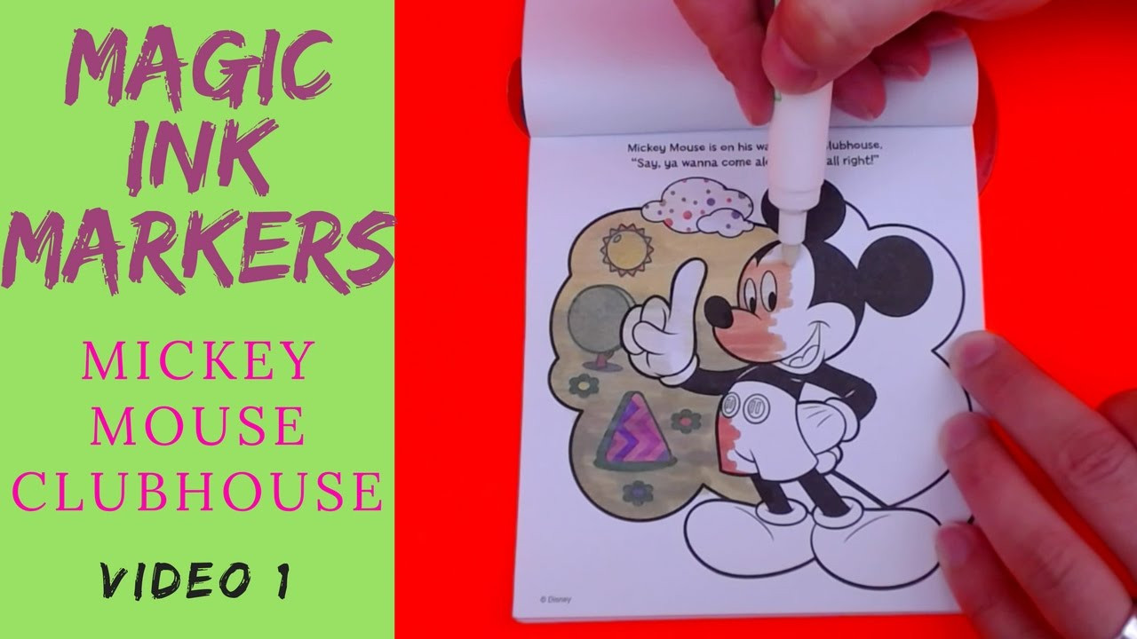 Magic Ink Coloring Book
 Mickey Mouse Clubhouse Magic Ink Coloring Book