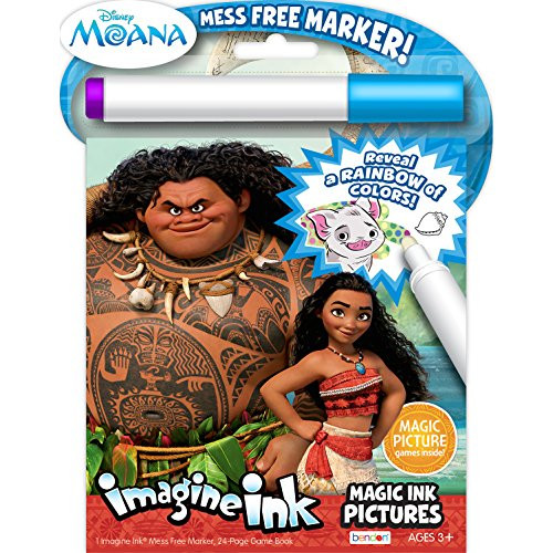 Magic Ink Coloring Book
 Bendon Disney Moana Imagine Ink Magic Ink