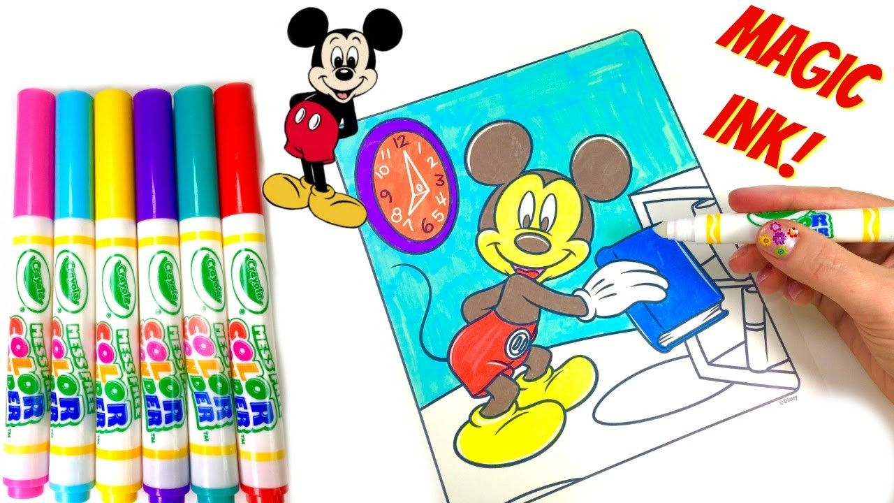 Magic Ink Coloring Book
 Mickey Mouse Clubhouse Crayola Magic Ink Marker Coloring