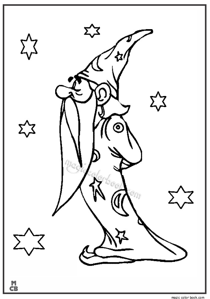 Magical Coloring Pages
 Magic Coloring Book Coloring Pages